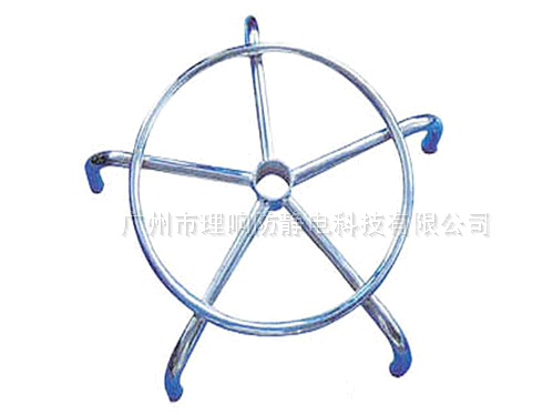 金属刚镀铬五星脚