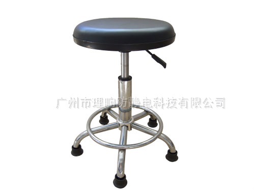 防静电升降皮面圆凳02
